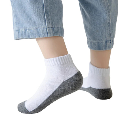 5 Pairs of Cotton Socks – For Boys & Girls (1–12 Years)