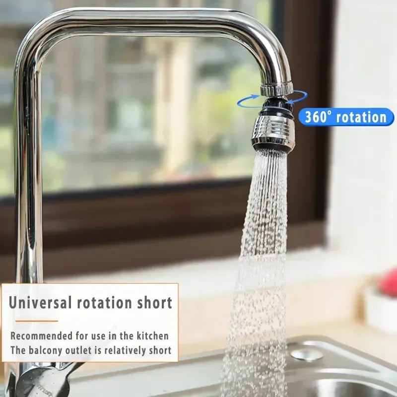 Rotating Tap Extender – High Pressure Kitchen & Bathroom Faucet Attachment