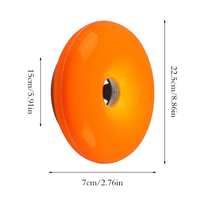 Rechargeable Donut Table Lamp – Modern LED Wall & Desk Light with 3 Colour Modes