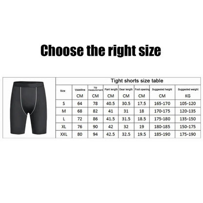 Men's Compression Shorts with Pockets – Quick-Dry Base Layer for Running, Gym & Sports