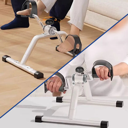 Folding Pedal Exerciser – Adjustable Resistance Arm & Leg Exercise Bike
