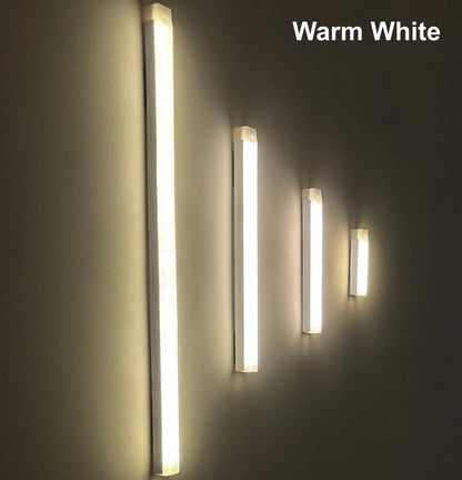 USB Rechargeable Motion Sensor LED Tube Light for Wardrobe & Bedroom