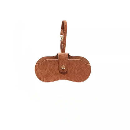 Soft PU Leather Glasses Pouch – Slim Sunglasses Case & Travel Eyewear Holder