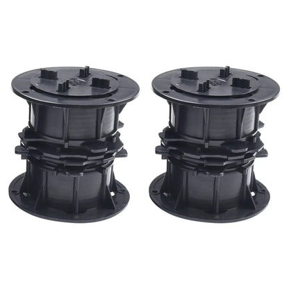 Adjustable Decking Support Pedestals (4pcs) – Leveling Base for Outdoor Flooring