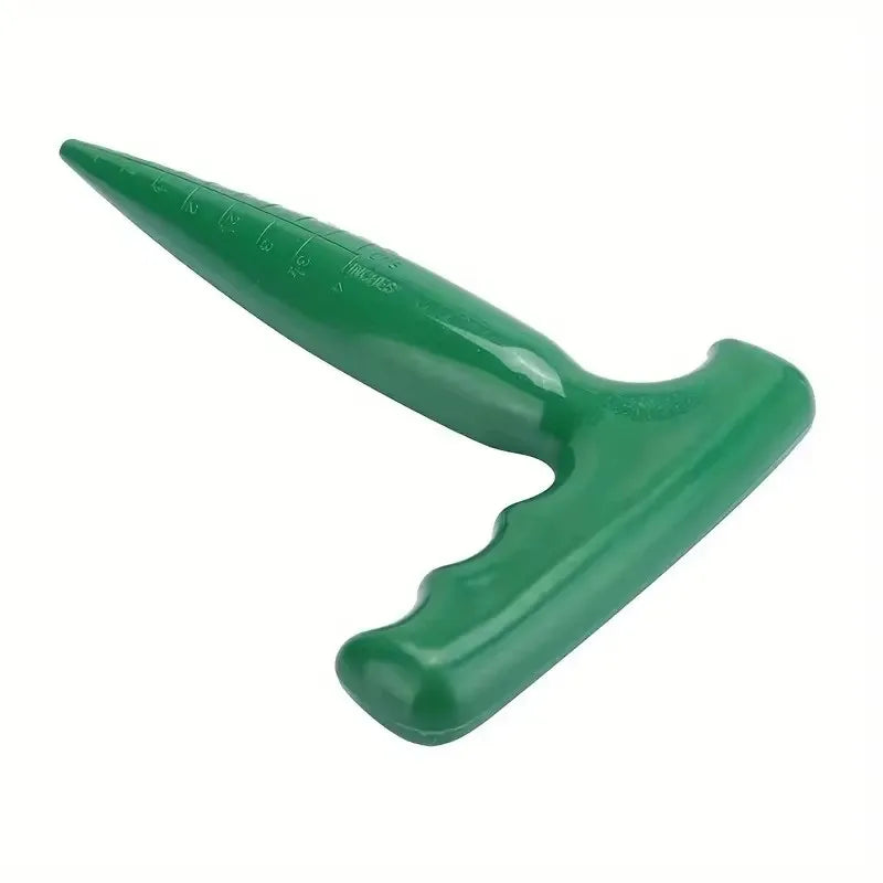 Garden Seed Planting Dibber – Handheld Hole Maker with Depth Scale