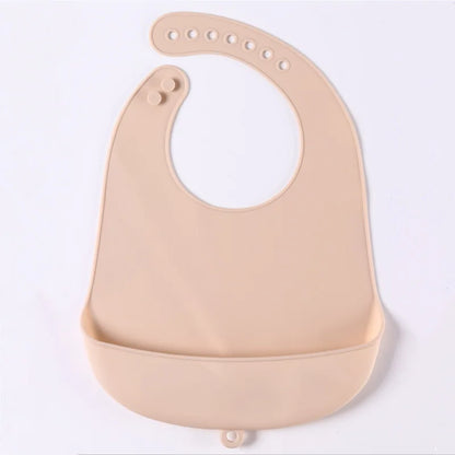 Silicone Baby Bib – Waterproof Food Catching Feeding Bib