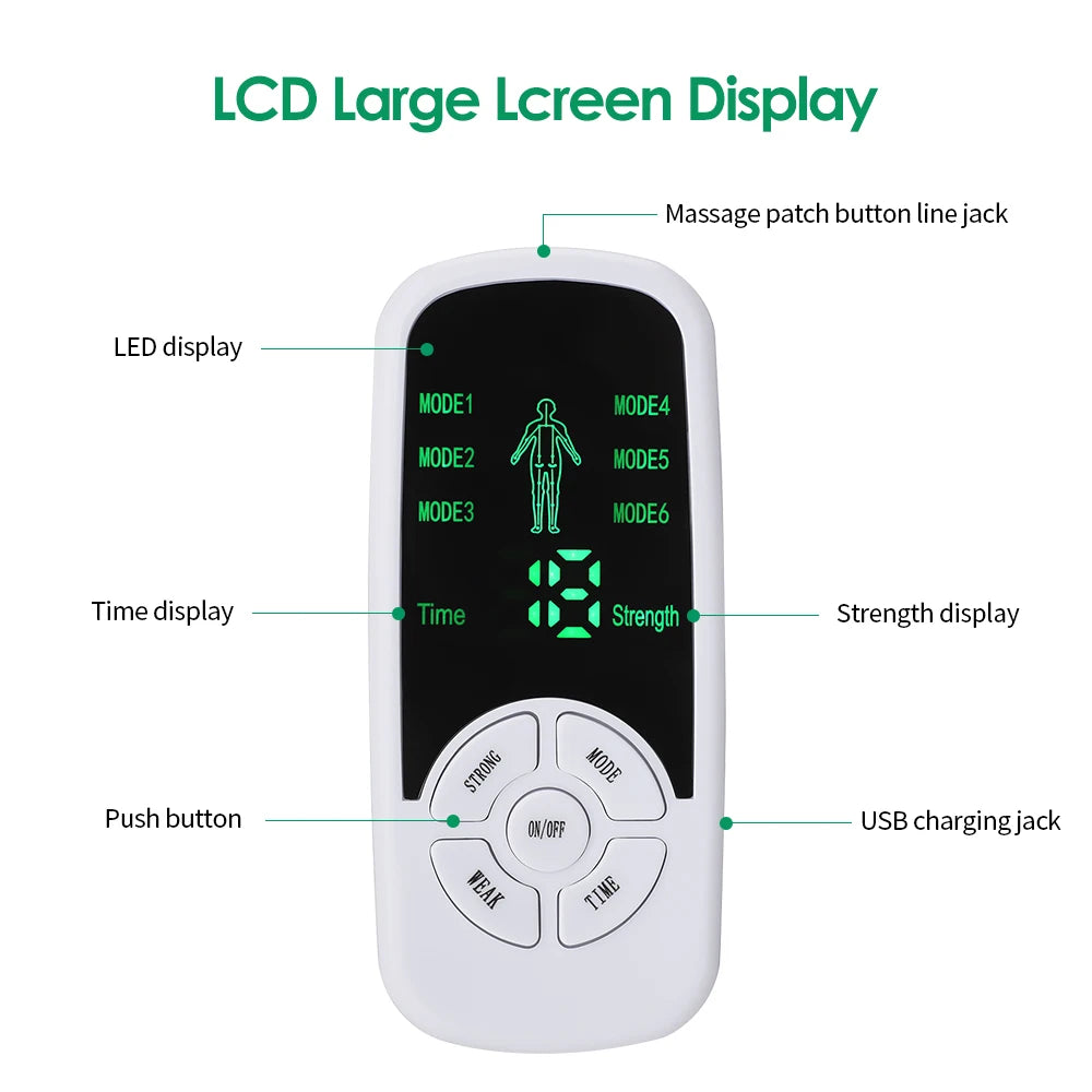 EMS Electric Muscle Stimulator – Multi-Mode Pulse Massager
