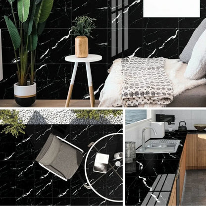 PVC Self-Adhesive Marble Waterproof Floor Tiles (available in 10 designs)