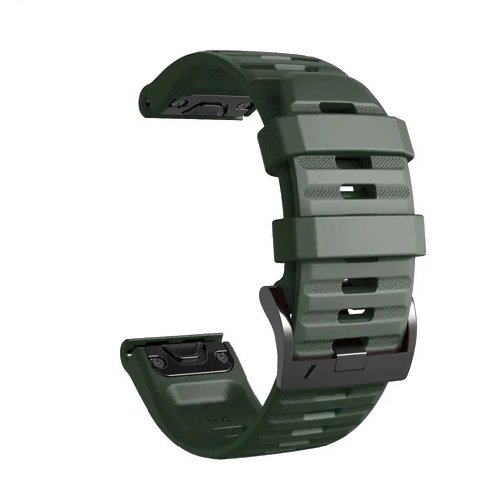 QuickFit Silicone Strap for the Garmin Flagship Models (2 sizes & 46 colours available)