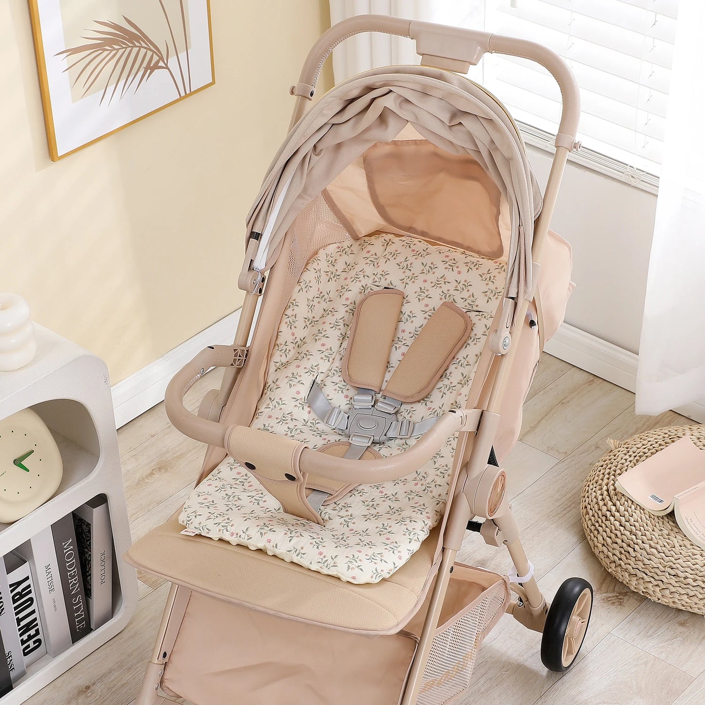 Baby Stroller Seat Cushion – Soft Breathable Pushchair Mattress Pad
