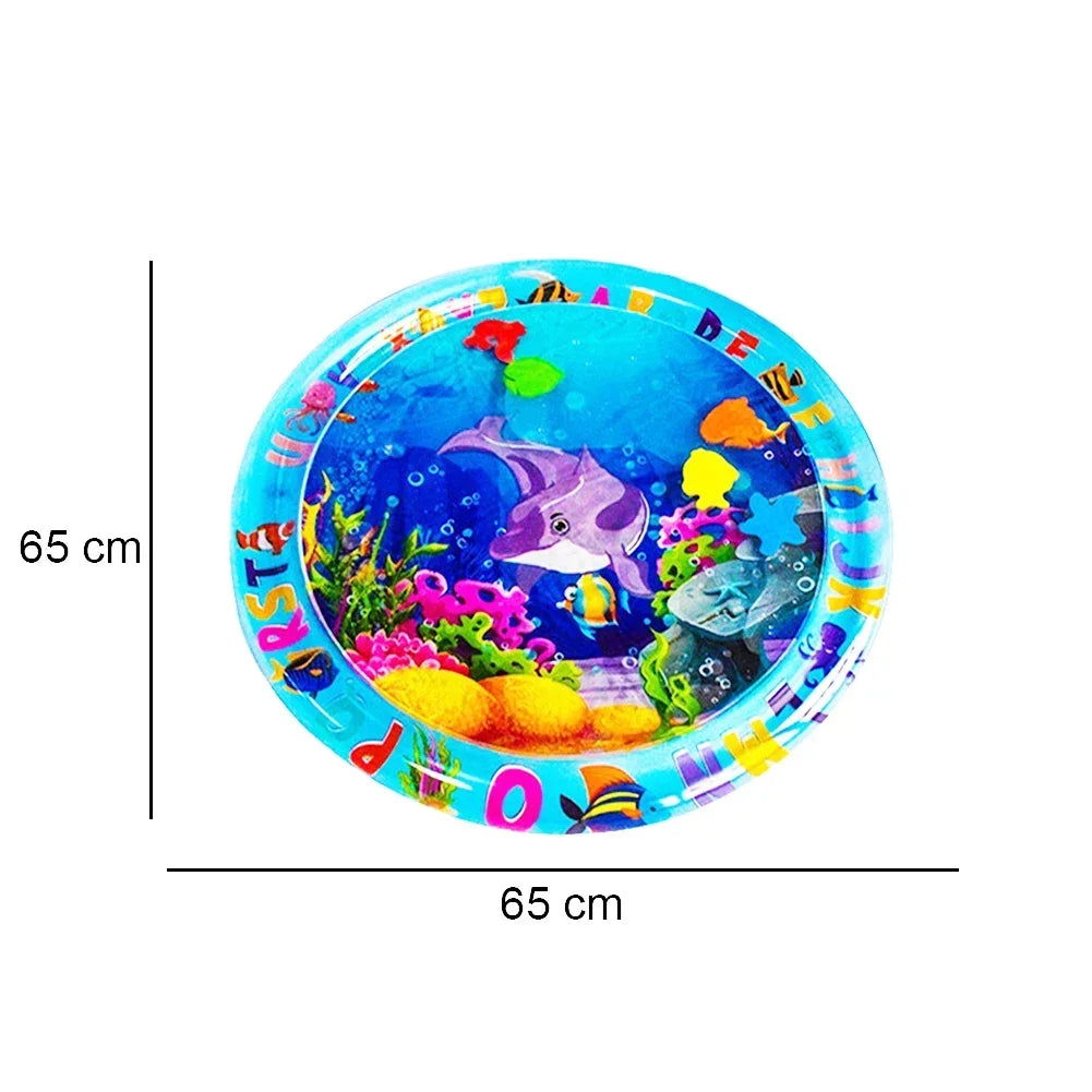Baby Water Play Mat – Inflatable Tummy Time Activity Cushion