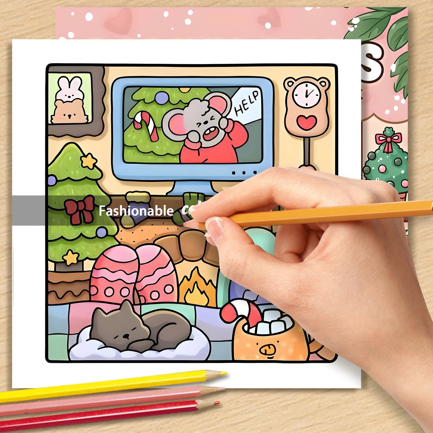 Bold Colouring Book for Adults – Relaxing Colouring Pages