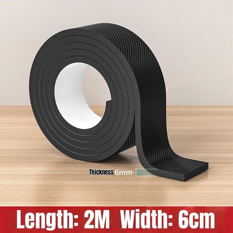 Cut-to-Size Anti-Slip Furniture Pads – 2m Self-Adhesive EVA Floor Protectors