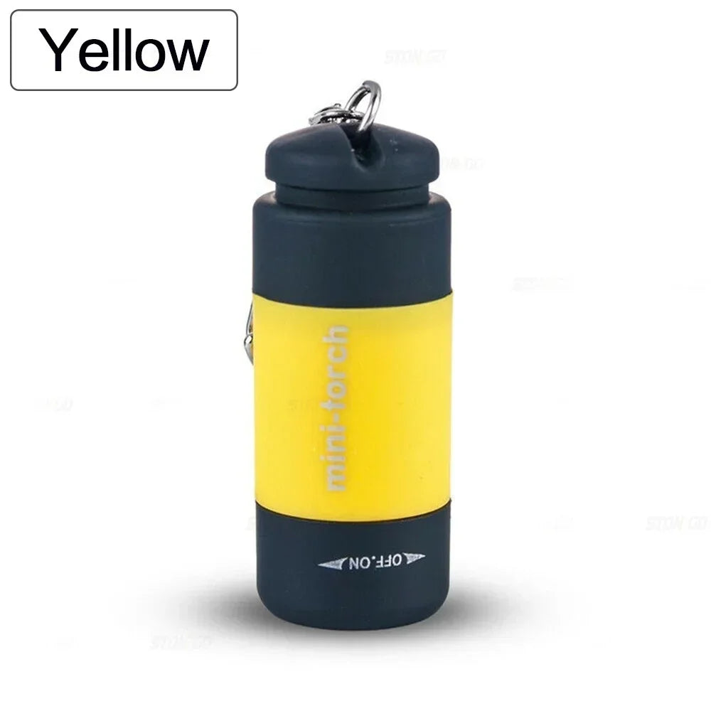 USB Rechargeable Mini Keychain Flashlight – Pocket LED Torch