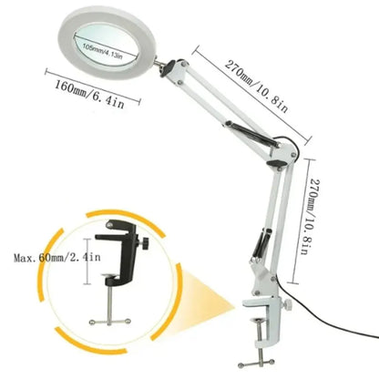 72LED 8X/10X USB Magnifying Glass with 3 Colours Light (10 different variants available)