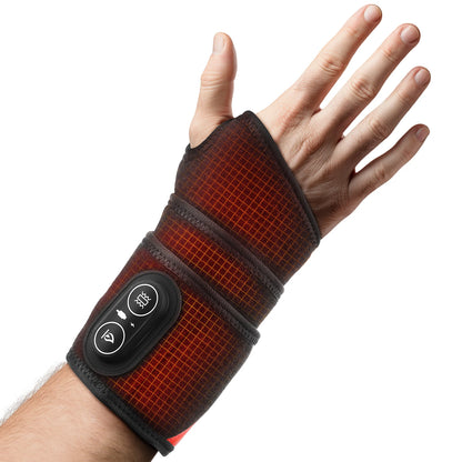 Heating Wrist Support Brace – USB Wrist Massager & Compression Wrap