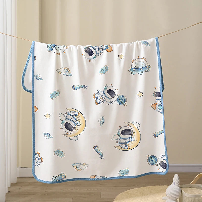 Reusable Waterproof Baby Changing Mat – 50 × 70cm Cotton Nappy Change Pad