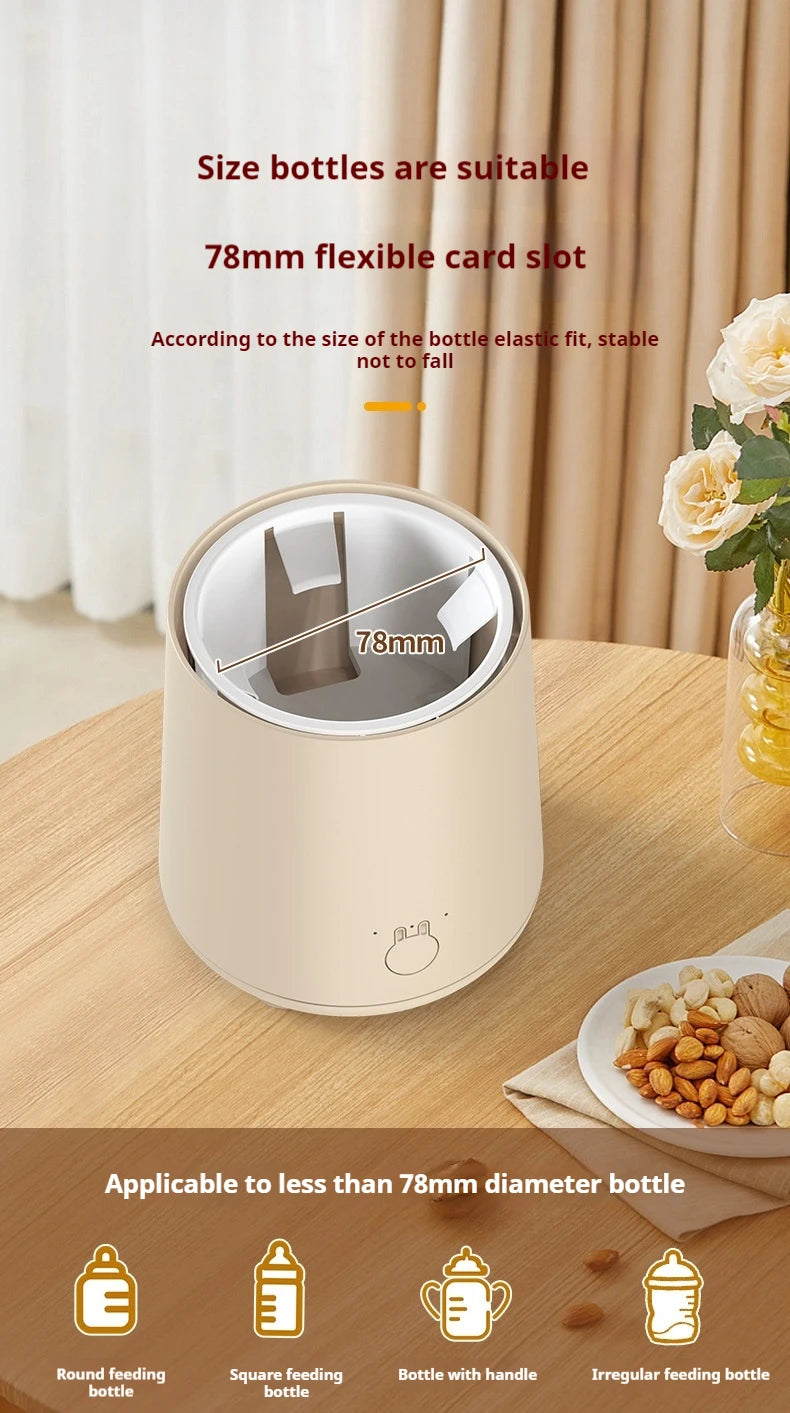 Portable Electric Baby Formula Mixer with Rechargeable Battery