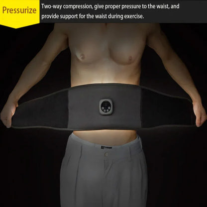 EMS Abdominal Muscle Stimulator Belt – Rechargeable Fitness Massage Trainer