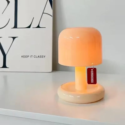 Mini Sunset Mushroom Night Light – USB Rechargeable LED Table Lamp