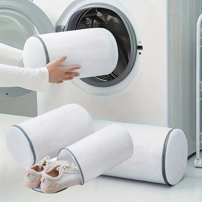 Mesh Shoe Washing Bag with Zip – Protective Laundry Bag for Sneakers & Delicates