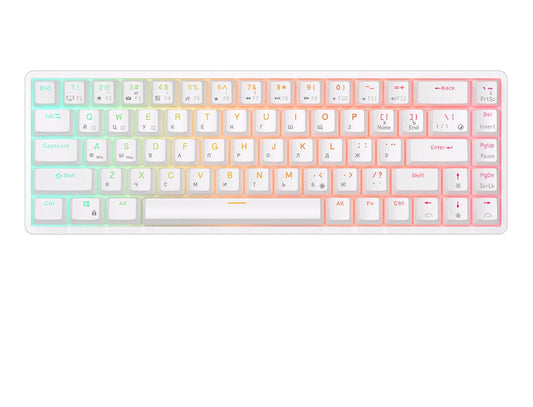 RGB Mechanical Gaming Keyboard – 68 Keys, Hot-Swappable, Wireless
