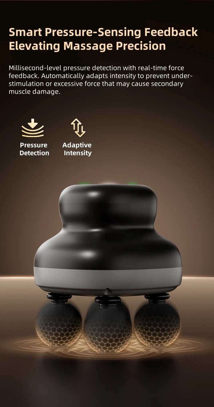 4-Head Massage Gun – Portable Deep Tissue Muscle Massager for Recovery & Relaxation