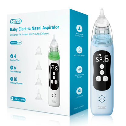 Electric Baby Nasal Aspirator – Adjustable Suction Nose Cleaner