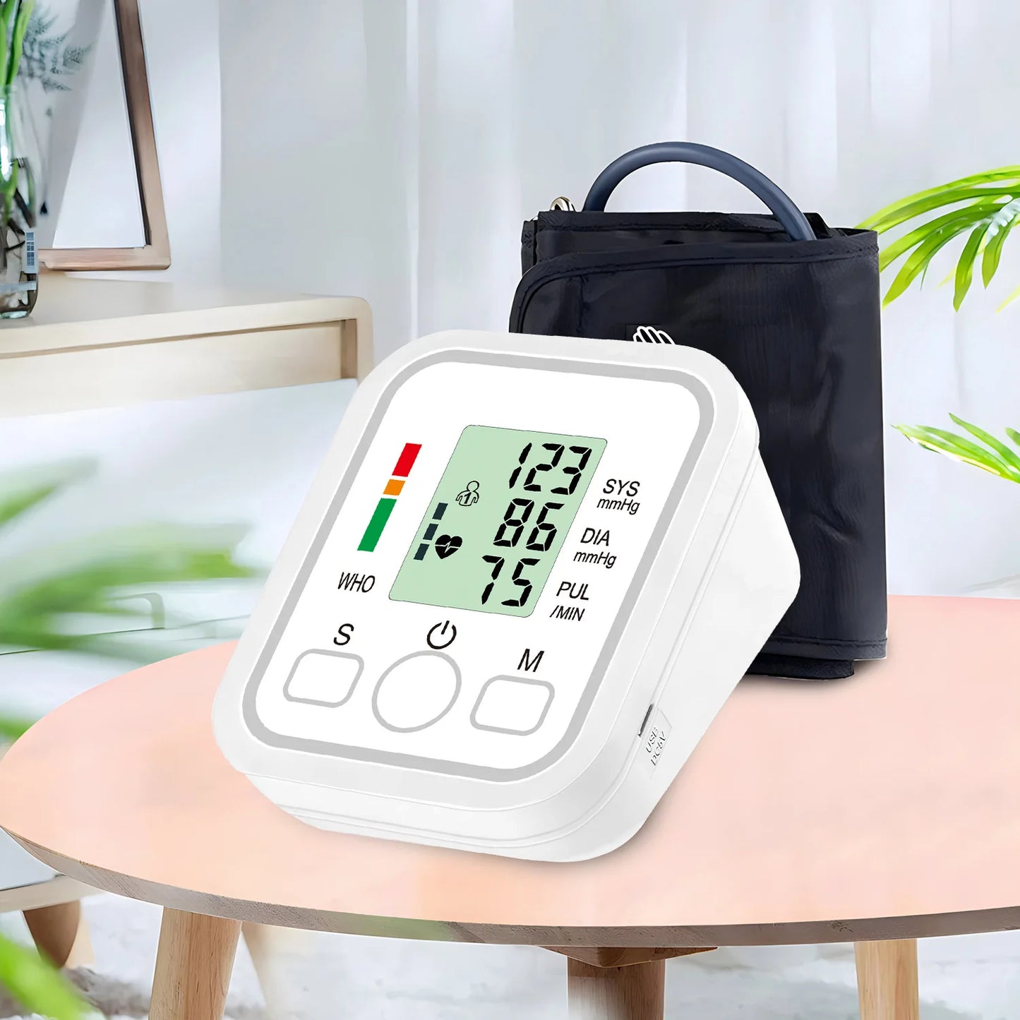 Digital Blood Pressure Monitor – Automatic Upper Arm BP & Pulse Tracker