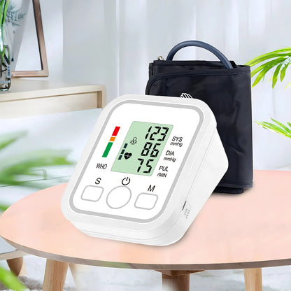 Digital Blood Pressure Monitor – Automatic Upper Arm BP & Pulse Tracker