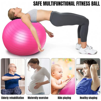 Pregnancy & Birthing Ball – Anti-Burst Yoga Ball for Labour, Stretching & Support
