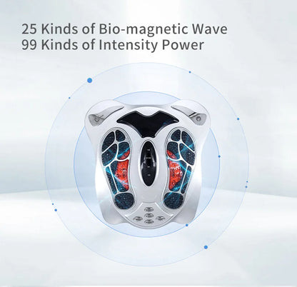 Electric EMS Foot & Leg Muscle Stimulator – 25 Modes & 99 Intensity Levels