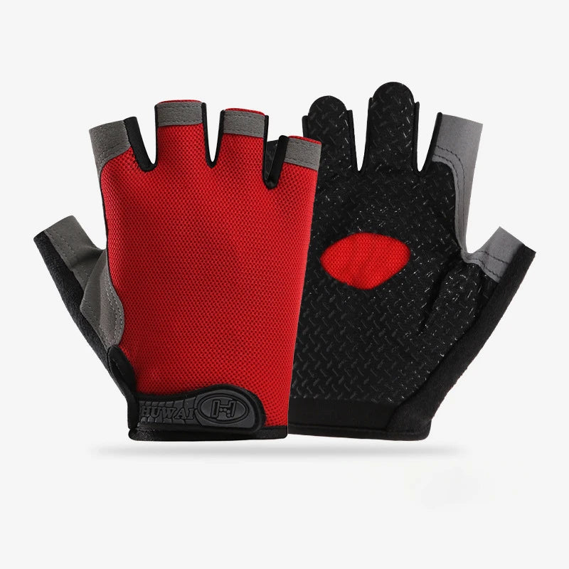 Fingerless Gym & Training Gloves – Breathable Non-Slip Workout Gloves for Men & Women