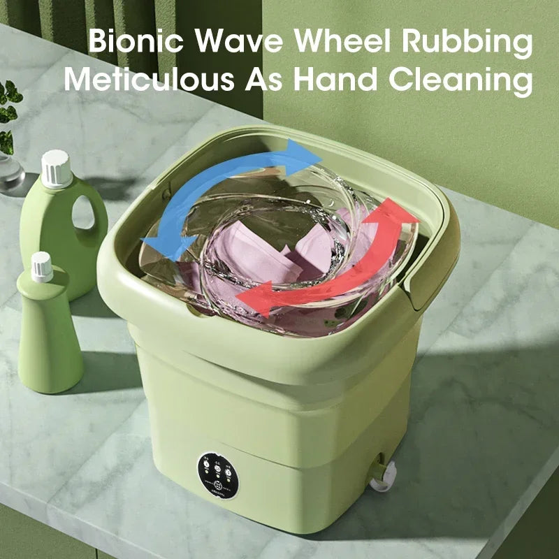4.5L Portable Folding Washing Machine for Travel & Small Spaces