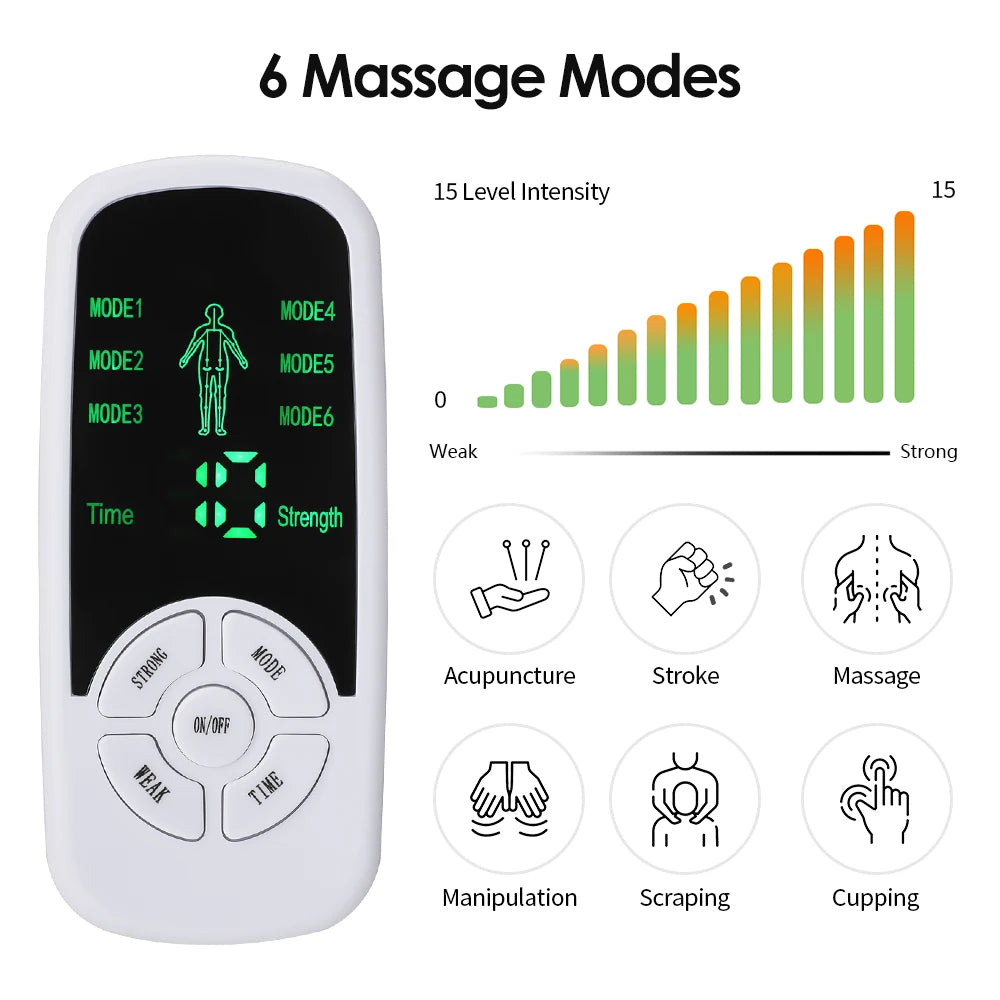 EMS Electric Muscle Stimulator – Multi-Mode Pulse Massager