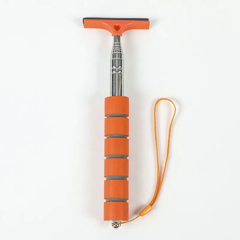 Telescopic Car Rearview Mirror Wiper – Extendable Window Cleaning Tool
