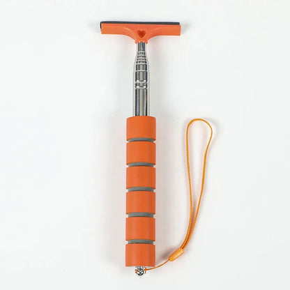 Telescopic Car Rearview Mirror Wiper – Extendable Window Cleaning Tool