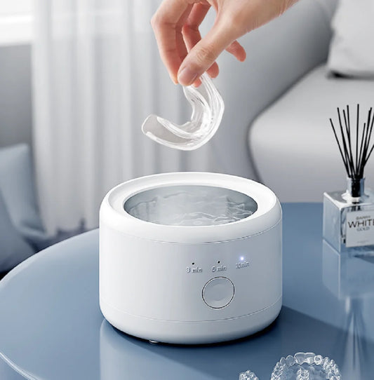 Portable Ultrasonic Denture Cleaner – USB Vibration Cleaning Machine