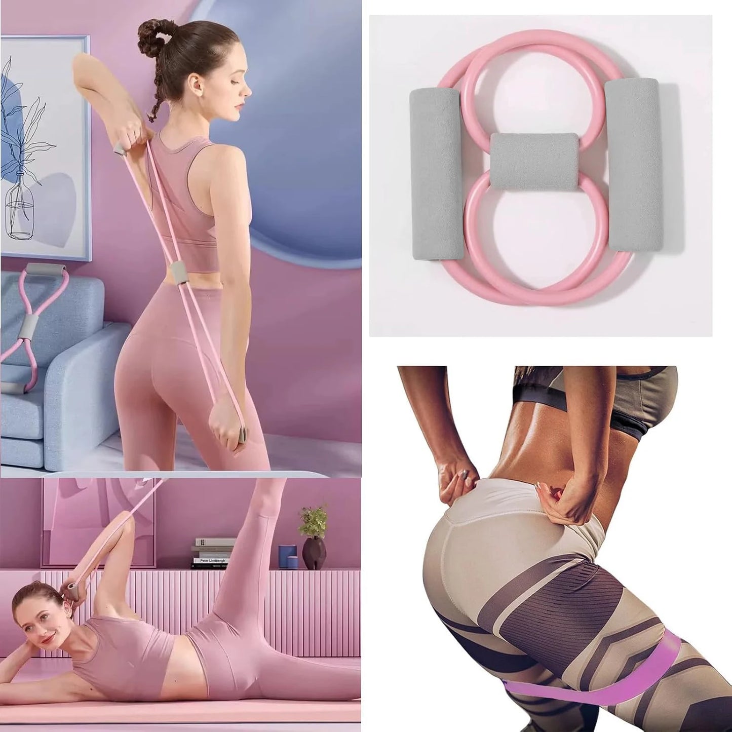 Pilates Ring & Ball Set – Full Body Home Workout Kit