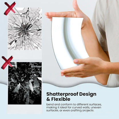 Peel & Stick Mirror Wall Tiles (10pcs)