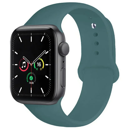 Silicone Replacement Strap for Apple Watch Series (38mm - 42mm) (available in 45 colours)