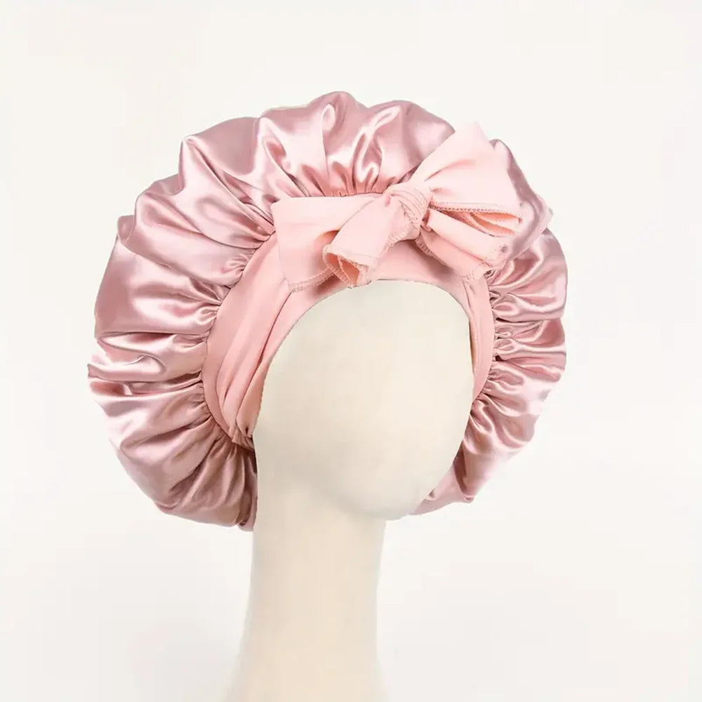 Adjustable Satin Sleep Bonnet