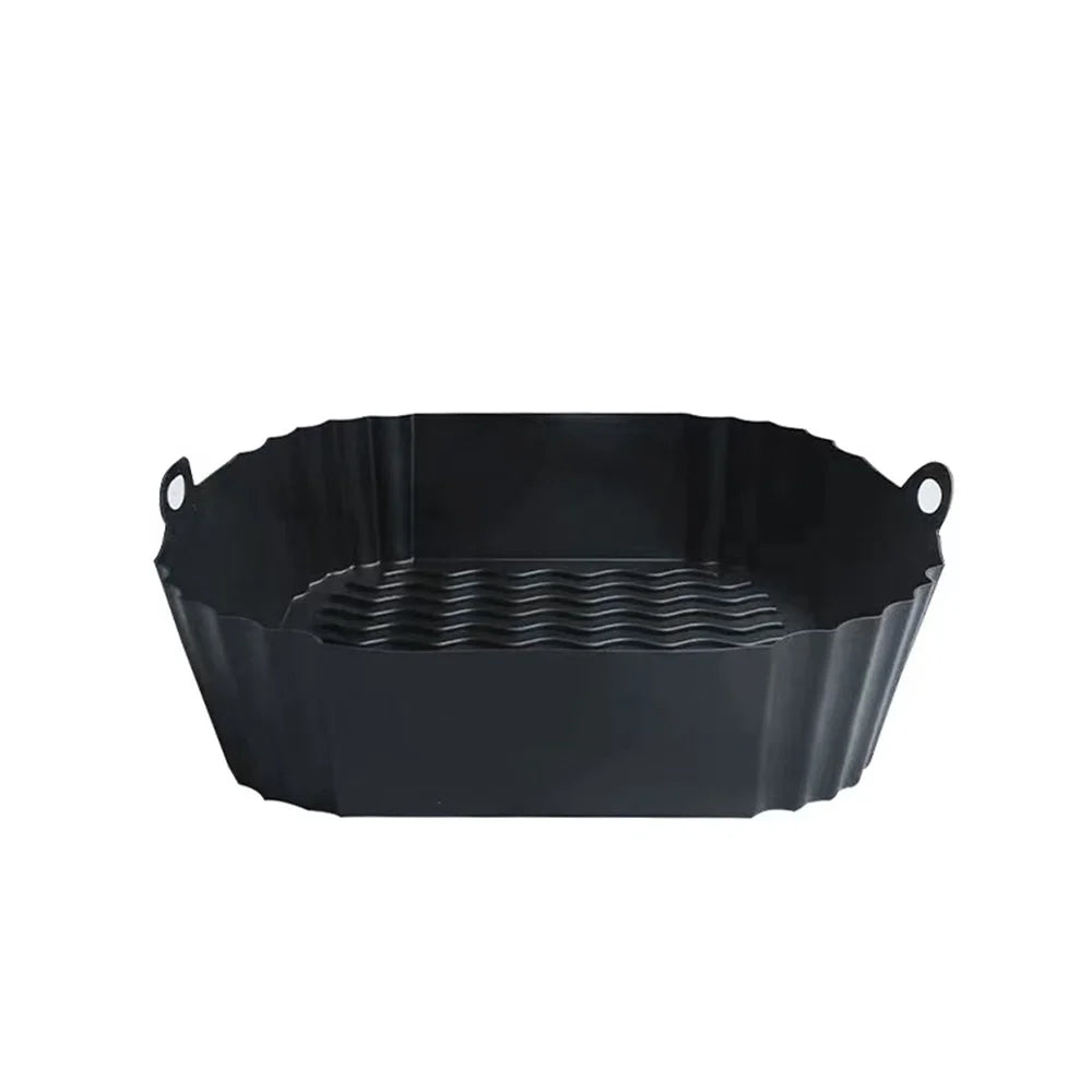 Reusable Silicone Air Fryer Liners – Non-Stick Heat Resistant Air Fryer Baking Tray