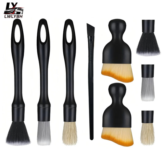 Car Detailing Brush Kit – Interior & Exterior Cleaning Brushes for Cars