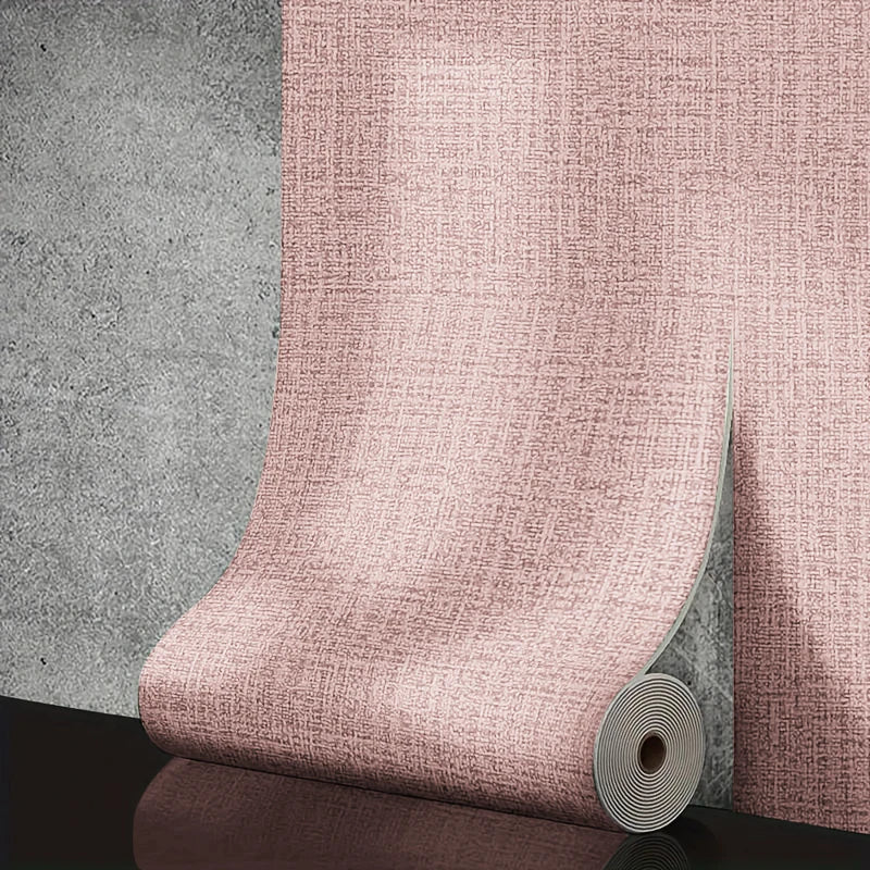 3D Linen Waterproof Self-Adhesive Wall Paper (5 colours available)