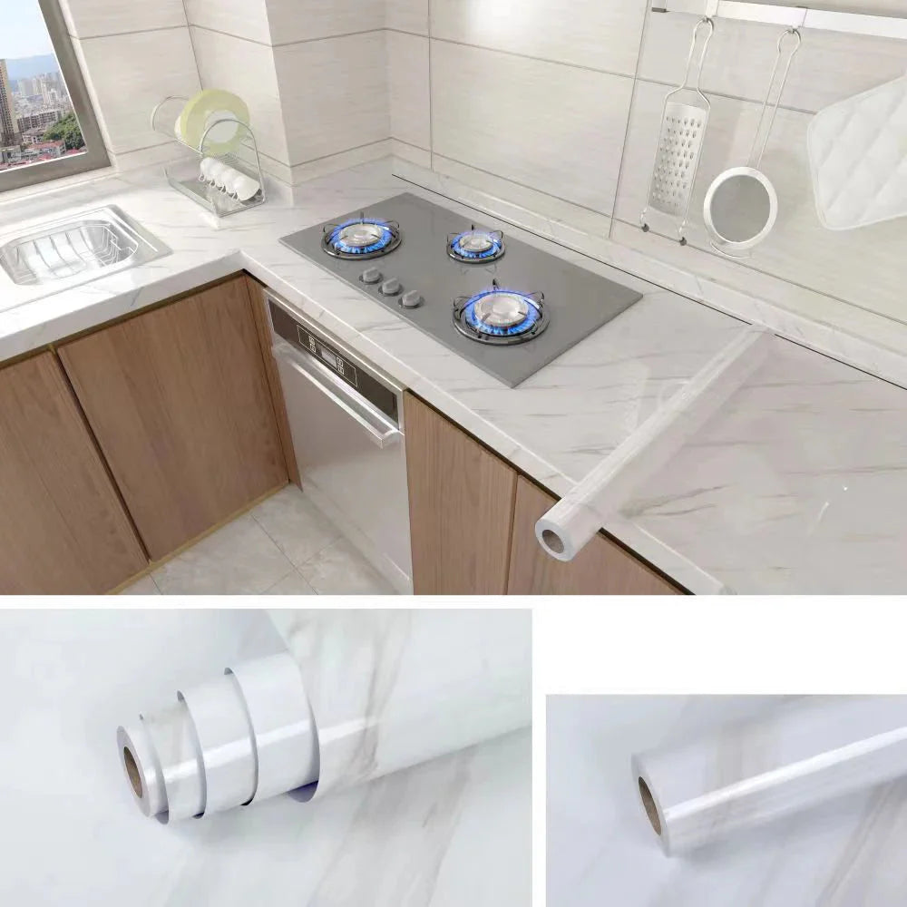 Self-Adhesive Waterproof Wallpaper  (available in 6 designs and multiple sizes)