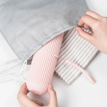 Portable Toothbrush & Toothpaste Travel Case – Protective Storage Holder