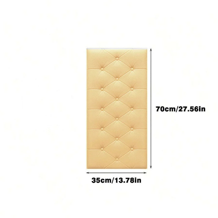 3D Self-Adhesive Foam Wall Stickers (9 colours available)