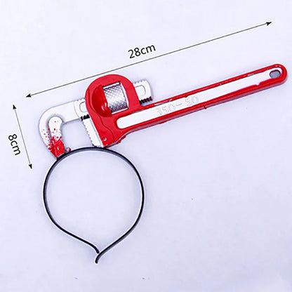 Halloween Fake Knife Headband – 3D Horror Costume Hair Accessory
