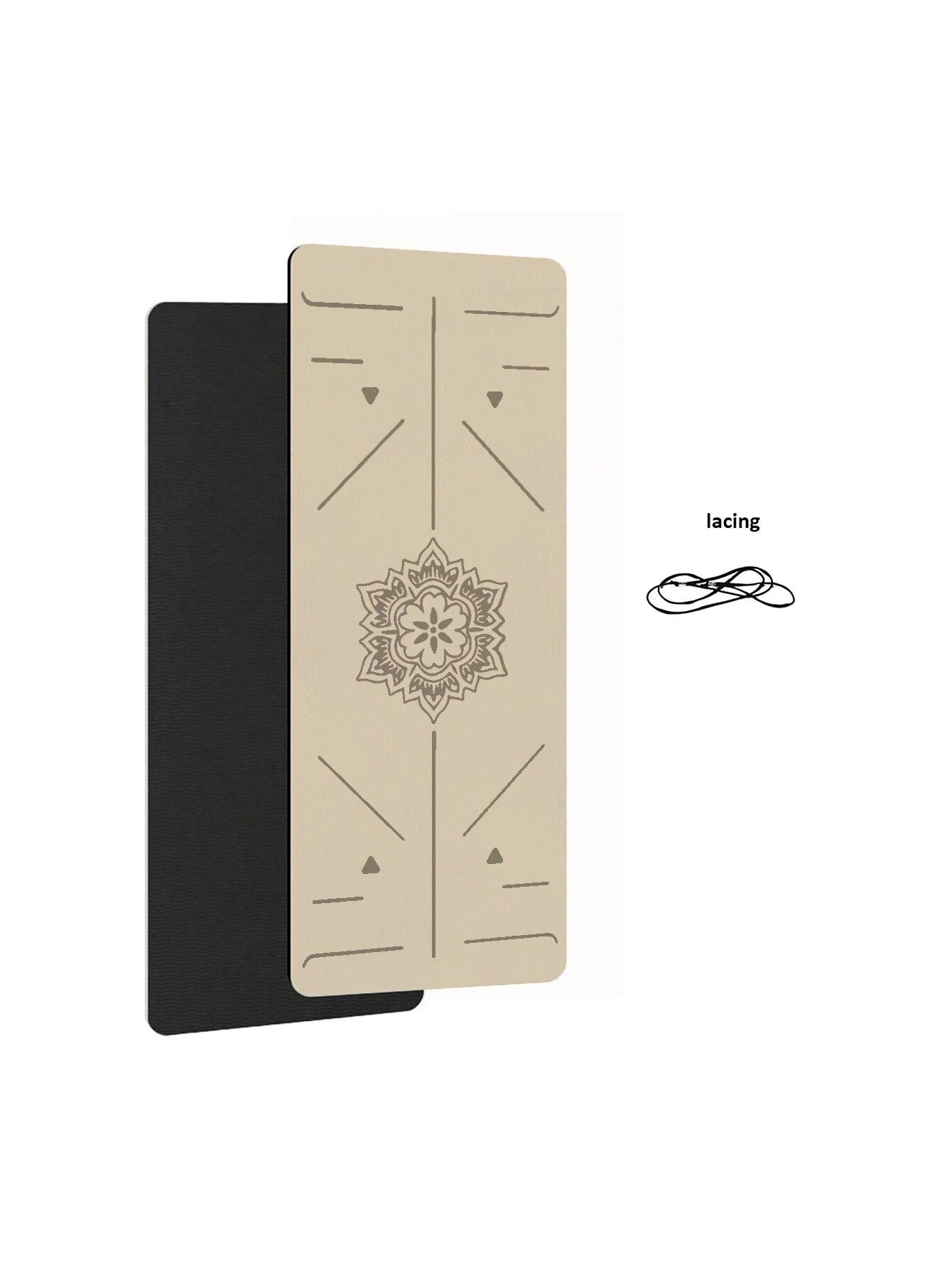 Eco-Friendly TPE Yoga Mat – 6mm Non-Slip Exercise & Pilates Mat (180 × 57cm)